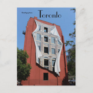 Cartão Postal Flatiron Mural Gooderham Building Toronto