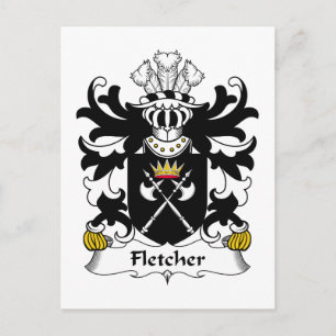 Cartão Postal Fletcher Family Crest
