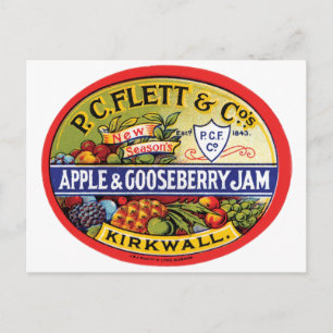 Cartão Postal Flett & Cos do PC. Emperramento de Apple & Goosebe