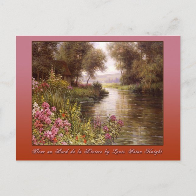 Cartão Postal Fleur au Bord de la Riviere (Frente)