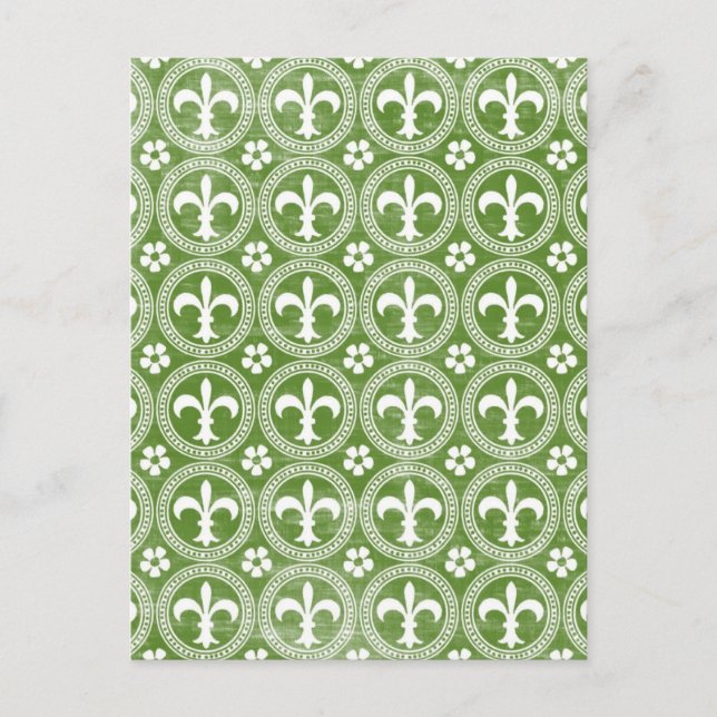 Cartão Postal Fleur De Lis (Frente)