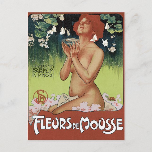 Cartão Postal Fleurs de Mousse (Frente)