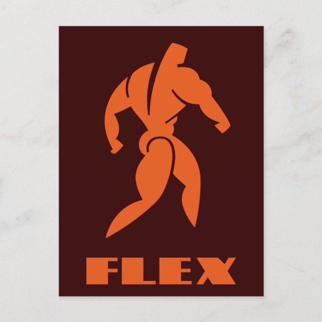 Cartão Postal Flex Bodybuilding (Frente)