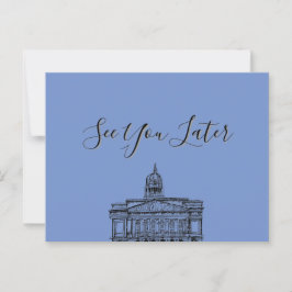 Cartão Postal Flickermuse Nottingham Mocha Mousse Sketch