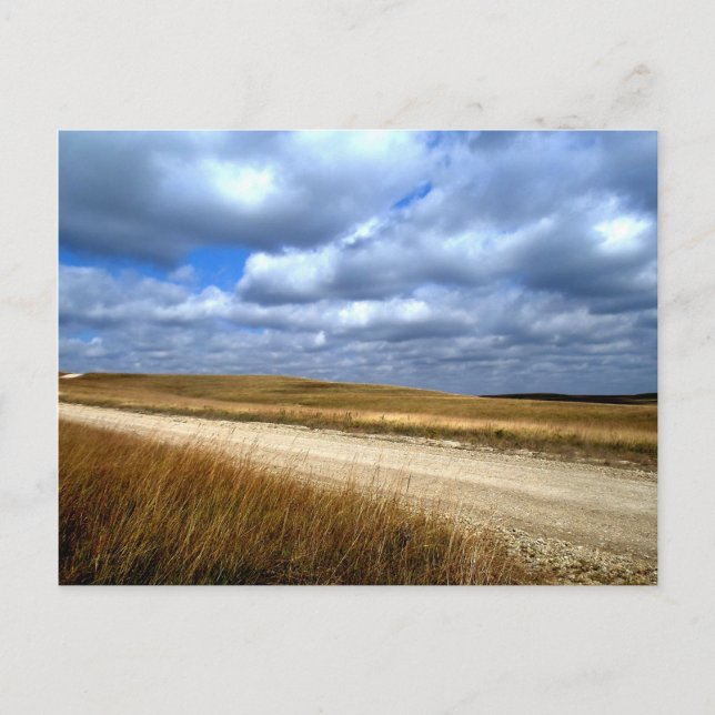 Cartão Postal Flint Hill do Kansas (Frente)