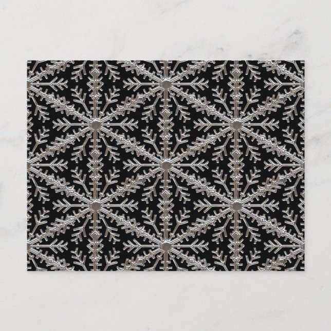 Cartão Postal Floco de neve (Frente)