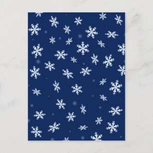 Cartão Postal Flocos de neve