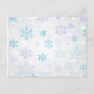 Cartão Postal Flocos de neve