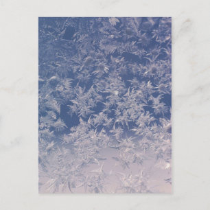 Cartão Postal Flocos de neve da janela
