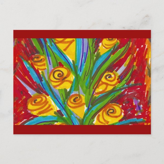 Cartão Postal Flor (Frente)