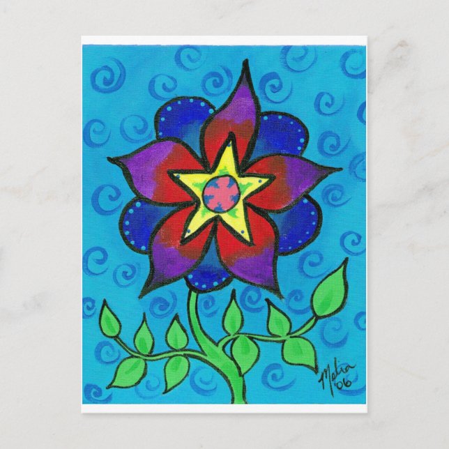 Cartão Postal Flor3 (Frente)