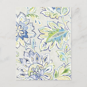 Cartão Postal Flor Azul Boêmia