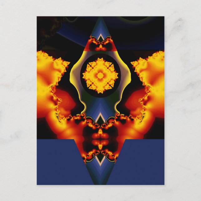 Cartão Postal Flor celestial (Frente)