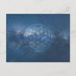 Cartão Postal Flor da Vida - 2 imagens