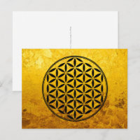 FLOR DA VIDA - Símbolo de Geometria Sagrado cheio 