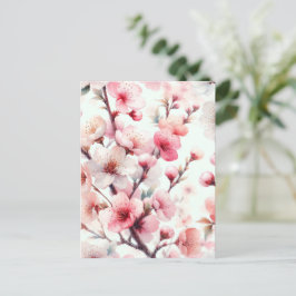 Cartão Postal Flor de Cerejeira