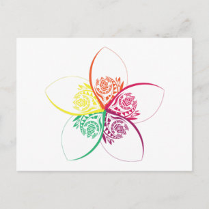 Cartão Postal flor de ilha