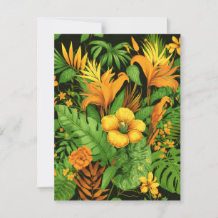 Cartão Postal Flor de Jardim Floral Natureza Verde