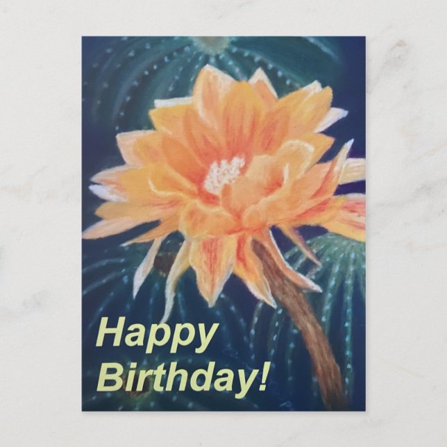 Cartão Postal Flor de Laranja (Frente)