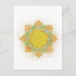 Cartão Postal Flor de Lótus Etérea