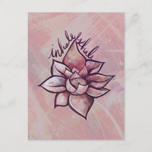 Cartão Postal Flor de Lótus Flor de Lótus Flores de Lótus