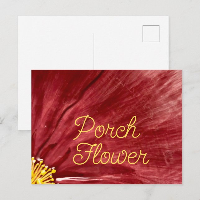 Cartão Postal Flor de Portas / Original / (Frente/Verso)