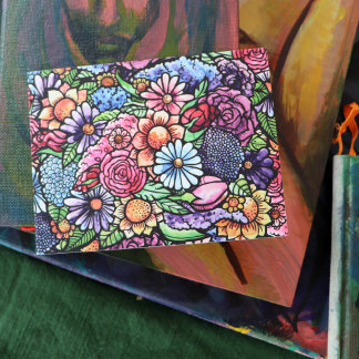 Cartão Postal Flor de Primavera do Buquê