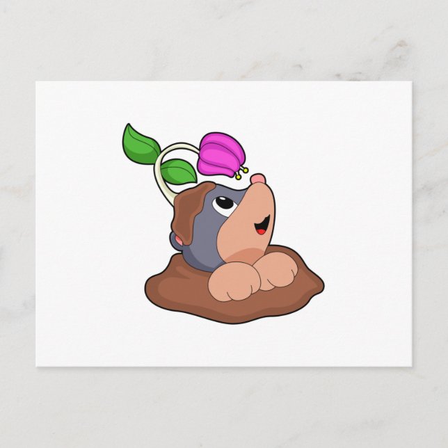 Cartão Postal Flor de Terra Mole (Frente)