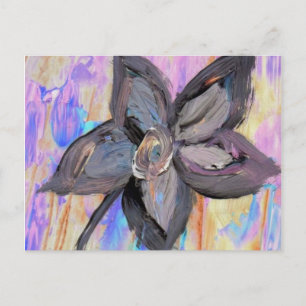 Cartão Postal Flor Escuro