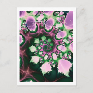 Cartão Postal Flor Espiral