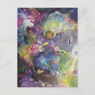 Cartão Postal Flor Faery***