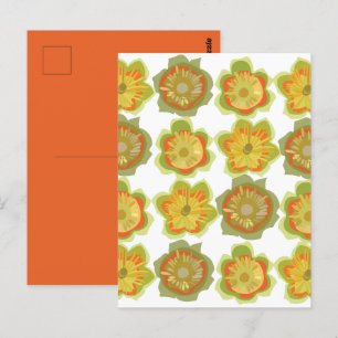 Cartão Postal Flor Floral de Tulipeira