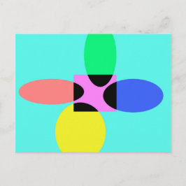 Cartão Postal Flor futurística