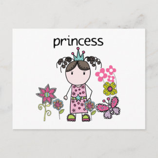 Cartão Postal Flor Garden Princess