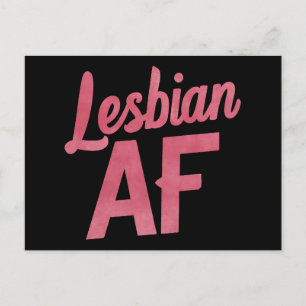 Cartão Postal Flor Lesbiana AF Orgulho LGBT Parada do Amor Gay