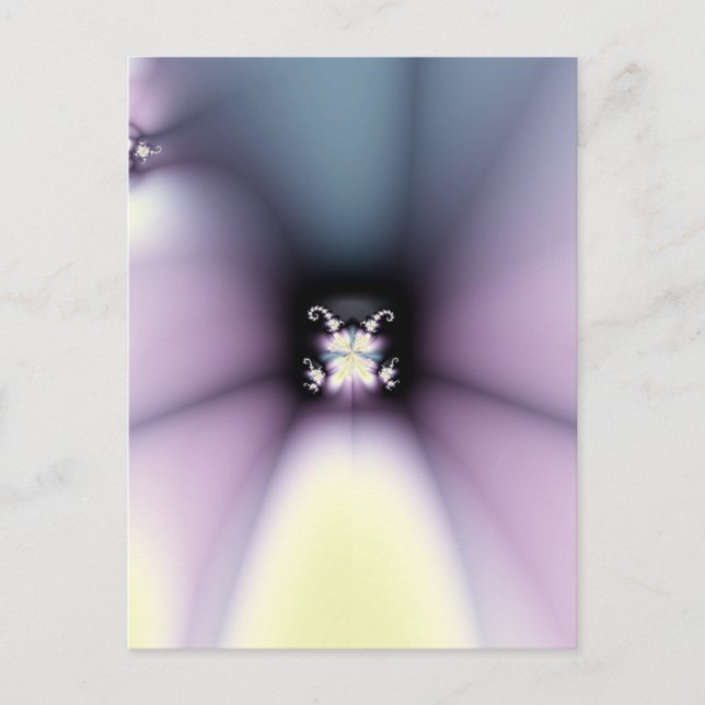 Cartão Postal Flor mágica (Frente)