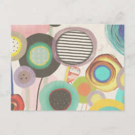 Cartão Postal Flor natural ainda vivo ranúculo floral