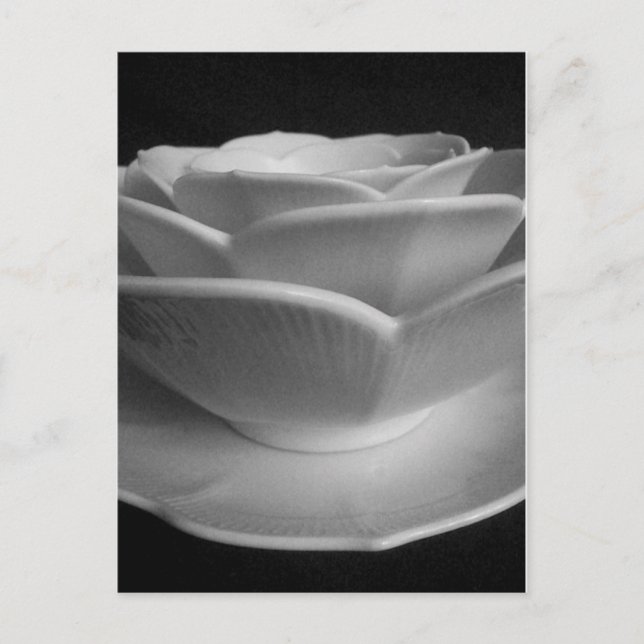 Cartão Postal Flor Petal Bowl (Frente)