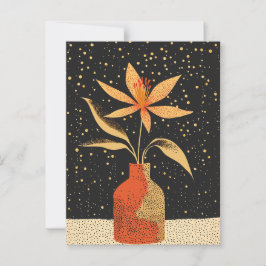 Cartão Postal Flor Ponto Ponto #025