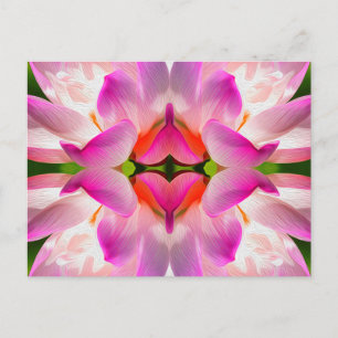 Cartão Postal FLOR RÚPIDO - Arte Fractal -