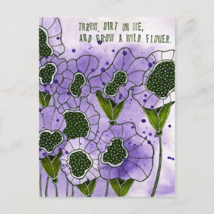 Cartão Postal Flor Selvagem