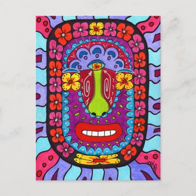 Cartão Postal Flor Shaman #4 (Frente)