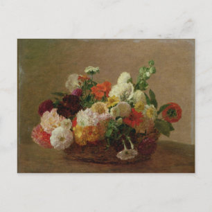 Cartão Postal Flor, vida estática