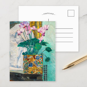 Cartão Postal Flor, vida estática Koloman Moser