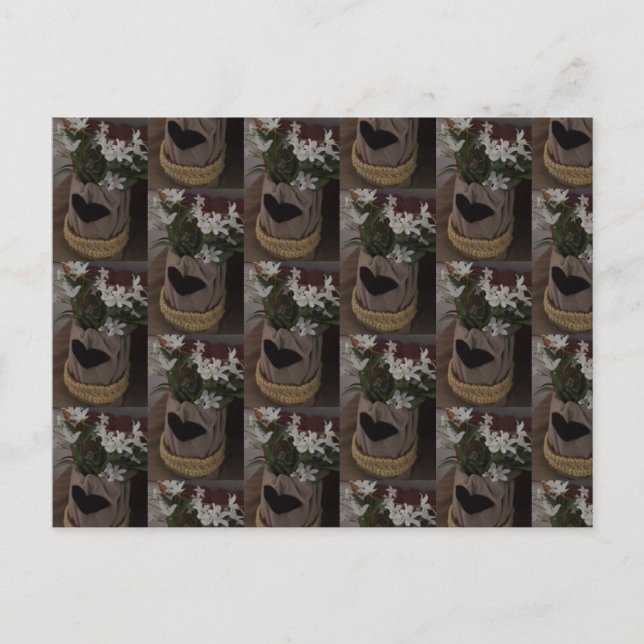 Cartão Postal Flor Vista (Frente)