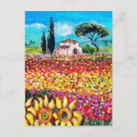 FLORA NA TÚSCULA/Campos, papagaios e girassóis