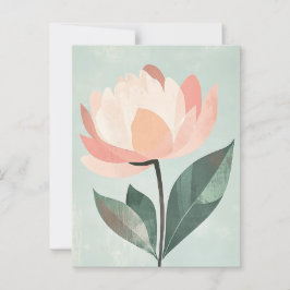 Cartão Postal Flora Pastel na Estilidade #088