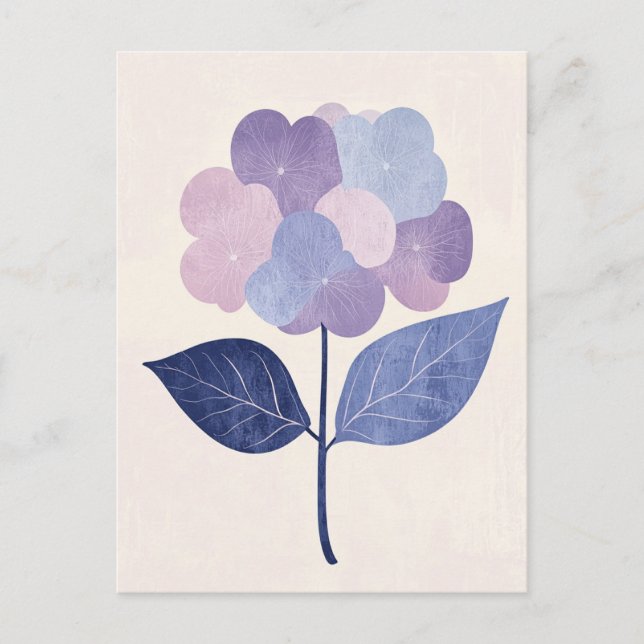 Cartão Postal Flora Pastel na Estilidade #089 (Frente)