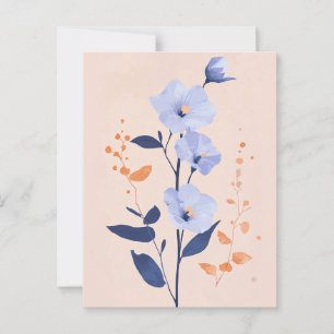 Cartão Postal Flora Pastel na Estilidade #091