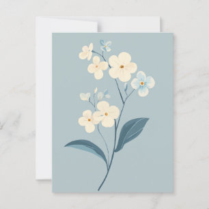 Cartão Postal Flora Pastel na Estilidade #093